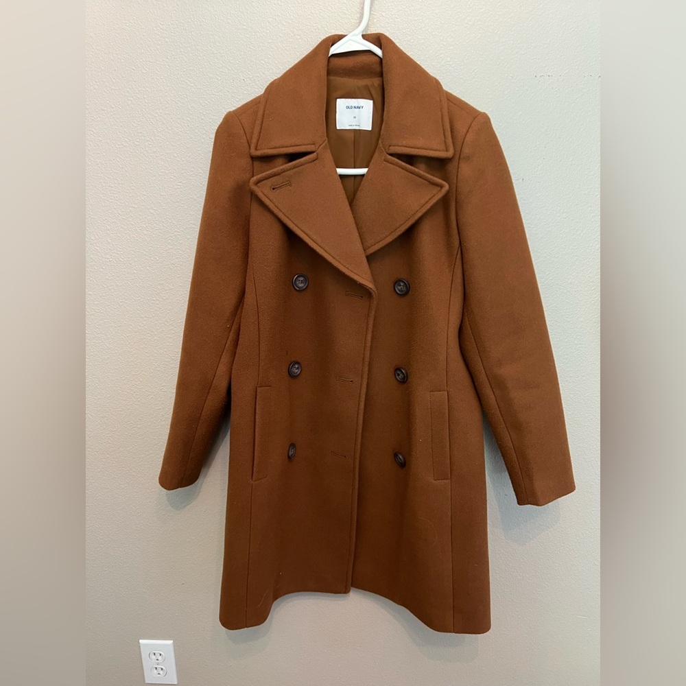 Old Navy Warm Brown Pea Coat